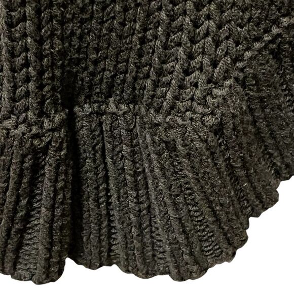 Michael Kors Brown Chunky Knit Cardigan with High Collar size XS - Picture 8 of 14